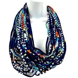Dona Bela Shreds Shred Lite upcycled fabric necklace scarf boho jewelry NEW NWOT